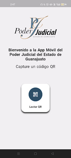 Android application Archivo Electrónico PJEG screenshort