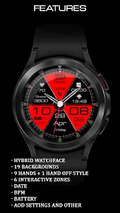 RADIATION. Hybrid Watchface