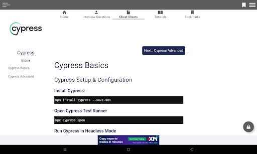 Automation Guide Cypress
