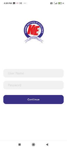 Android application Kashmir Institute of Excelence screenshort