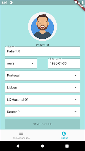 Android application Emily screenshort