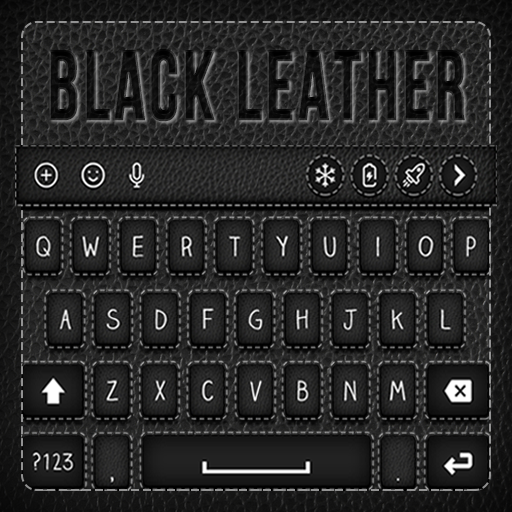 Black Leather Keyboard Theme logo