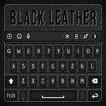 Cover Image of Baixar Black Leather Keyboard 2.3 APK