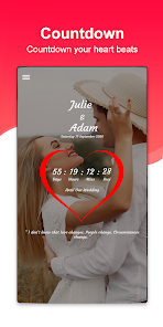 Screenshot 1 Wedding Countdown App android