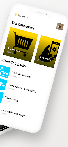 IdeaHub: Find Startup Ideas Screen 2