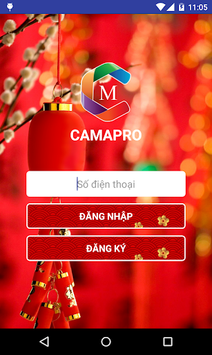 Android application Camapro - Mã khuyến mãi screenshort
