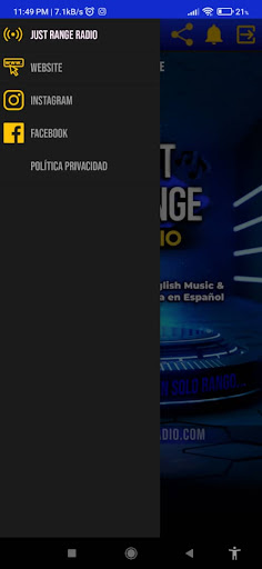 Just Range Radio Screen 3