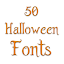 Halloween Fonts Message Maker