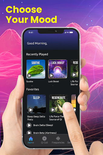 Android application Qi Coil Quantum Rife screenshort