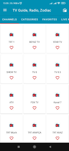 Android application Canlı TV Rehberi - Mobil Radyo screenshort