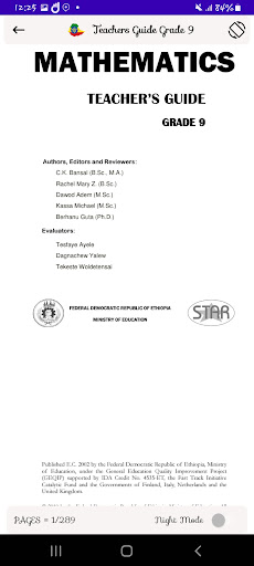 Teachers Guide Grade 9 Screen 3