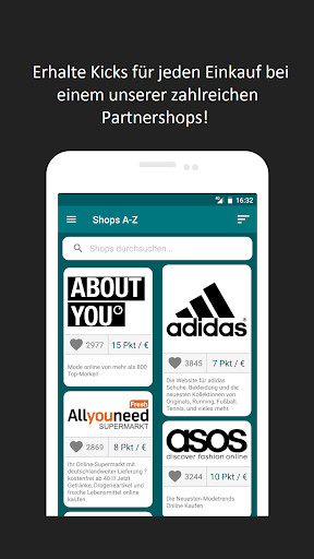 Android application KaufKick screenshort