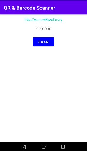 QR & Barcode Scanner Screen 2