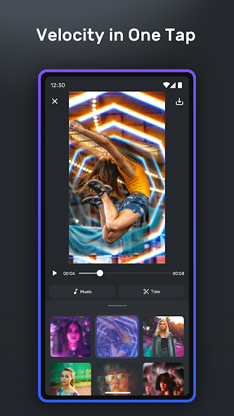 Velomingo: Velocity Edit Maker 1.4 APK + Mod (Unlimited money) for Android