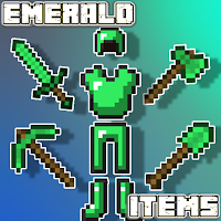 Emerald Items Mod Minecraft PE