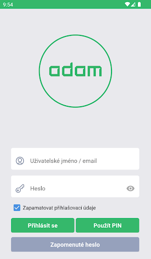Android application Adam assistant screenshort