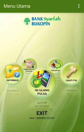 Android application BSB SMS BANKING screenshort