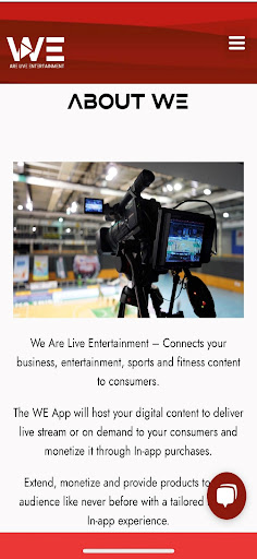 We Are Live Entertainment Screen 2