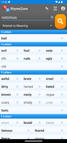 RhymeZone Rhyming Dictionaryのおすすめ画像4