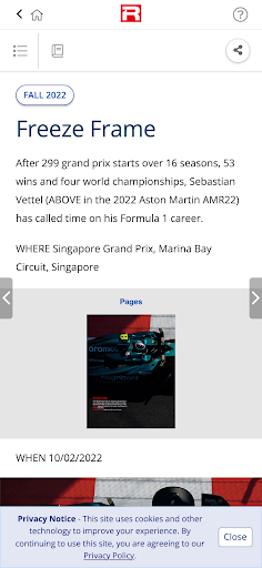 RACER Magazine Screen 3
