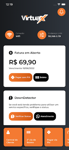 Android application VirtuaX Telecom screenshort