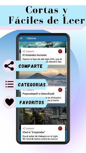 Leyendas Cortas fácil lectura Screen 2