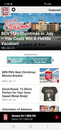 95.7 BEN-FM Screen 2