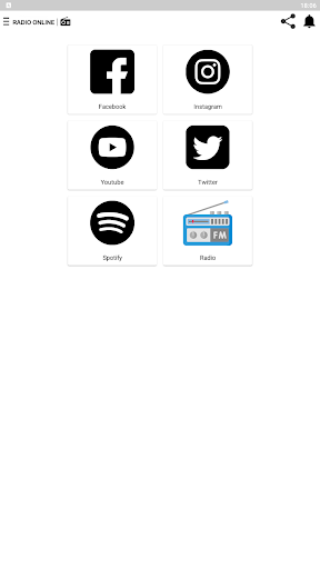 Android application Radio Con vos screenshort