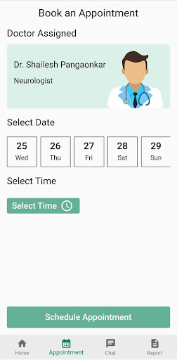 Android application Care4dementia screenshort