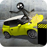 Stickman Crash Test VR Sim icon