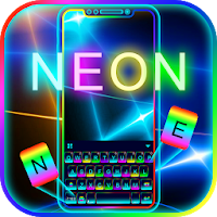 Тема для клавиатуры Flash Neon Color