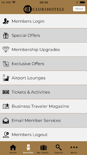 Club 1 Hotels Screen 2