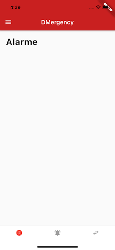 Android application DMergency screenshort