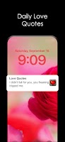 screenshot of Love Quotes” - Daily Messages