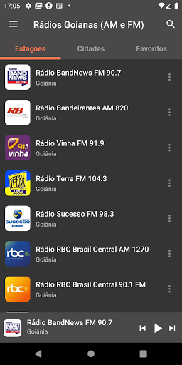 Android application Rádios Goianas (AM e FM) screenshort
