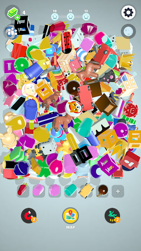 Android application Magico 3D Match 3 Puzzle Games screenshort