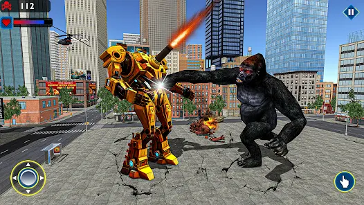 Angry Gorilla Real Attack Game
