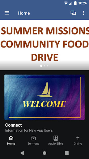 Android application First Baptist Georgetown screenshort