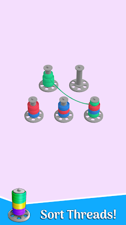 Game screenshot Puzzle Thread: Color Sort hack