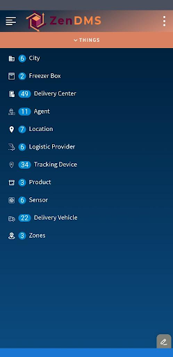 Android application IoTZen Platform - DEV screenshort