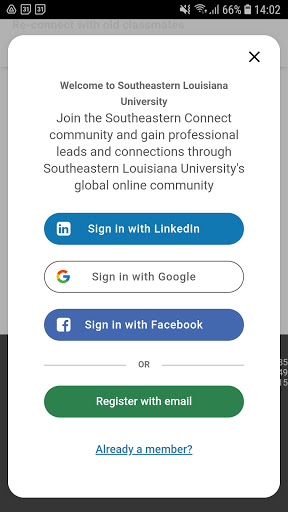 Southeastern Connect Screen 2
