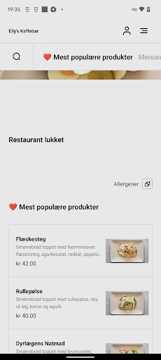 Ellys Kaffebar Screen 3