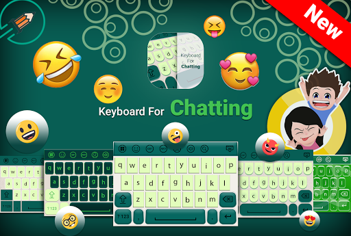 Android application Keyboard for Chatting screenshort