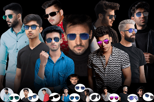 Android application Sunglasses Photo Editor screenshort