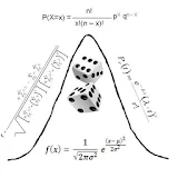 Probability and statistics icon