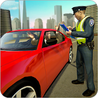 Traffic police officer traffic