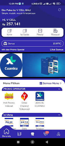 Android application Eko Pulsa - Agen Pulsa screenshort