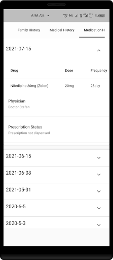 Android application Hospital Management System screenshort