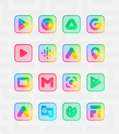 Screenshot of Square Clear - Icon Pack
