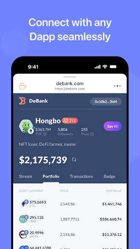 Rabby Wallet - Crypto & EVM Screen 3